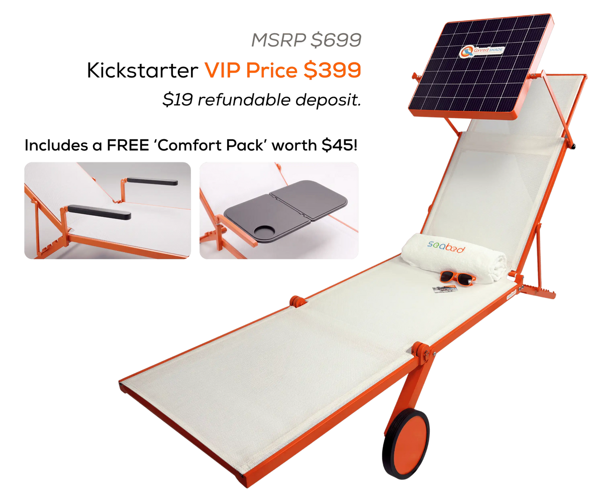 VIP offer, get a $699 product for only $399 including a free comfort pack worth $45.
